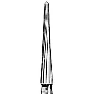 Jet Tungsten Carbide Bur, Long Taper Trim T3, Fg 016, 5/Pack