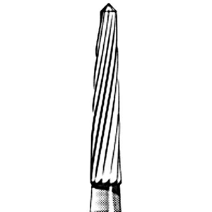 Jet 7664 Tungsten Carbide Burs, X-Long, Taper Trim Friction Grip, 015, Each Each