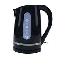 Anko Kettle, 1.7L, Cordless Base, Black, Each Each