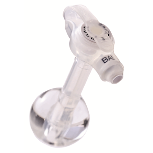 Avanos Mic-Key* Low Profile Gastrostomy Feeding Tube, 16FG, 1.2cm, Each Each