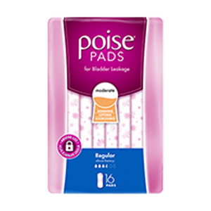 Dep Adult Care Poise, Light, Super Absorbency, 16/Pack, 6 Packs/Carton Carton