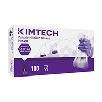Kimberly-Clark Safe Skin Purple Nitrile Gloves, Powder Free, Cytotoxic, Small, Extra Thick, 50/Box Box