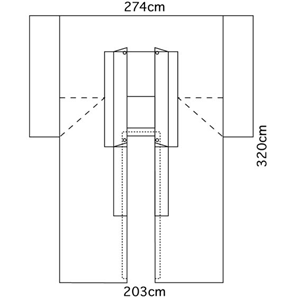 CV-ARTS INCISE/SPLIT DRAPE SHEET 5/PK Carton