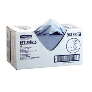 WYPALL* L30 3PLY EMBOSSED WIPERS BLU 42X24CM 75/PK 10/CT Carton