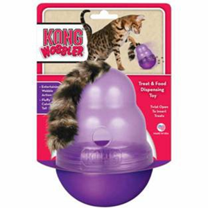 KONG WOBBLER FOR CATS, PURPLE Each