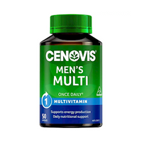 Cenovis 1D Mens Multivitamins, 50 Caps/Bottle
