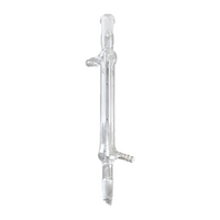 Monash Condenser, Liebig, with Bent Top Inlet Hose, Socket Joint and Cone 14/23, Effective Length: 155mm, Borosilicate Glass, Each Each