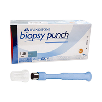 Livingstone Biopsy Punch with Stainless Steel Cutting Edge