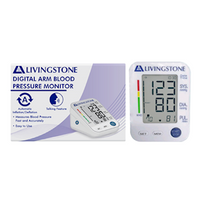 Livingstone Premium Digital Blood Pressure Monitor, Fully Automatic with Talking Feature Each