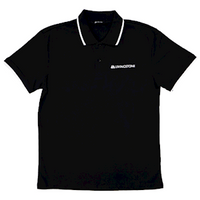 Livingstone Polo T-Shirt, 100pct Cotton, 45+ Thread Count, 220GSM Yarn Weight, Medium, Black, Each Each