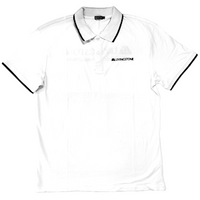Livingstone Polo T-Shirt, 100pct Cotton, 45+ Thread Count, 220GSM Yarn Weight, Medium, White, Each Each
