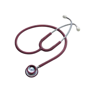Spirit Cardiology Stethoscope Dual Head, Burgundy Tube, Each (CK-S747P) Each