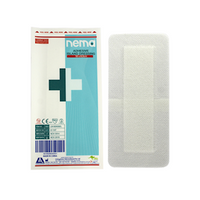 Nema Adhesive Island Dressing with Non-Adherent Pad, Nonwoven, 18 x 8.2cm, White, Sterile, Each Each
