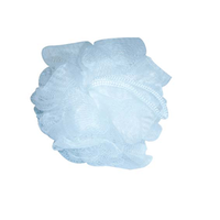 Livingstone Loofah Shower Sponge, Recyclable Plastic, White, 6/Pack, Kit Pack