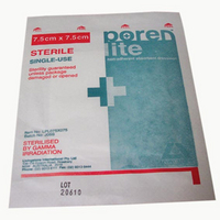 Out of Date, Poren-Lite Non-Adherent Absorbent Dressing, 7.5 x 7.5cm, Sterile, Loose, Price Discounted, While Stocks last Each