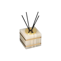Marble Diffuser, 7(L) x 7(W) x 6(H) cm, White Gold, Each