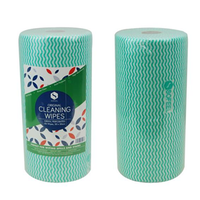 Sofeel Original Microfibre Heavy Duty Super Cleaning Wipes, 30cm Width, Perforated Every 50cm, HACCP Green, 85 Cloths/Roll 6 Rolls/Carton Carton