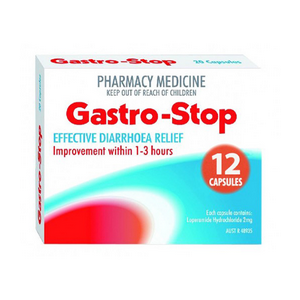 Out of Date, Gastrostop Loperamide Cap, 2mg, 12/Pack, Original Unopened Condition, Price Discounted, While Stocks last Pack
