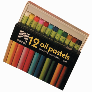 OIL PASTELS ASSTD COLORS 12/PK Pack