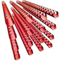 BINDING COMBS 21R 8MM RED 100/BOX Box