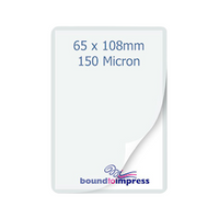 LAMINATING POUCHES 65X108MM 150 MIC. 100/BOX Box