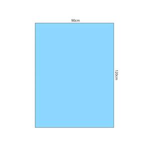 Multigate Protex Drapes, 90 x 120cm, Sterile, Blue Colour, 60/Carton Carton