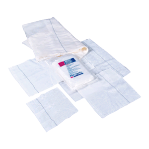 Multigate Abdominal Composite Sponge, 30 x 30 cm, UV and X-Ray Detectable, Sterile, 5 Pieces/Pack, Each Each