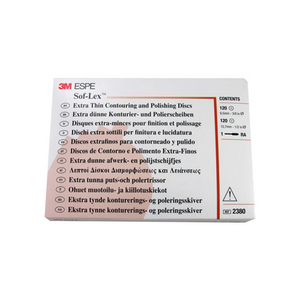 3M Sof-Lex Extra Thin Discs, #2381F, 9.5mm, Fine, 30/Pack