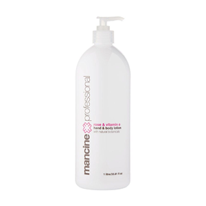 Out of Date, Mancine Hand and Body Lotion, Rose and Vitamin E, 1 Litre Bottle, Each, Original New Condition, Big Discount, Limited Stock