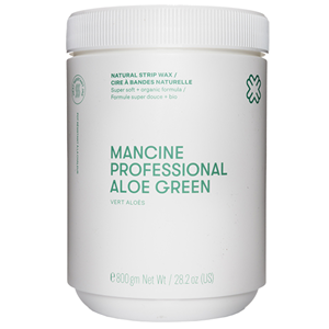 Mancine Strip Wax, Aloe Green, 800 grams, Each Each