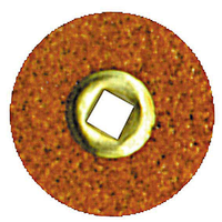 Moore's Paper Disc Brass Centre, Emery Medium, 3/4 Inch, 50/Pack Pack