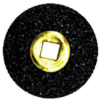 Moore's Paper Disc Brass Centre, Waterproof Coarse, 5/8 Inch, 50/Pack Pack
