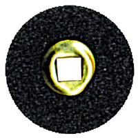 Moore's Paper Disc Brass Centre, Waterproof Fine, 5/8 Inch, 50/Pack Pack