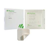 Mepilex Silicone Foam Dressing, 20 x 20cm, Self Adherent, 5 Pieces/Box Box