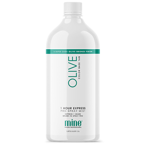 MineTan Olive Colour Base Pro Spray Mist, 1 Hour Express Tan, 1 Litre, Each Each