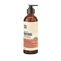 Nelum Body Wash 500ml, Natural Paw Paw & Papain Extract, Argan Oil, Light, Skin-Softening Enzyme Wash, Each
