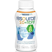 Out of Date, Resource 2.0 Plus Fibre, 200ml, Neutral, 24 Bottles/Carton, Original Unopened Condition, Price Discounted, While Stocks last Carton