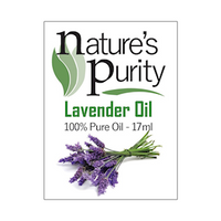 Natures Purity Lavender Oil 17mL, Lavandula angustifolia, Each