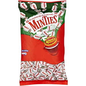 Out of Date, Allens Minties, 1kg, Each, Original Unopened Condition, Price Discounted, While Stocks last Pack
