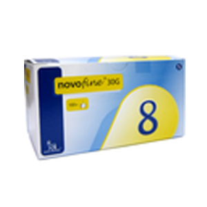 Novofine Disposable Needles for Insulin Pens, 30G x 8mm, 100/Box Box