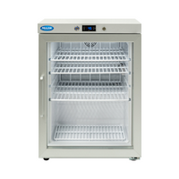 Nuline HR200G Pharmacy Fridge Glass Door, Fan Force System, 135L, 595(W) x 650(D) x 830(H) mm, 4 Adjustable Shelves, 45Kg, Each Each