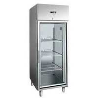 Nuline MF Upright Storage Refrigerator, Stainless Steel Cabinet Finish, 700 Litres Capacity, 740W x 830D x 2050H, Solid Door, Each Each