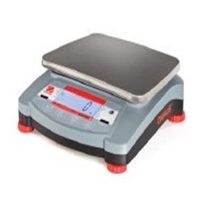 Ohaus Navigator Nvt Portable Balance, 6400 Grams Capacity, 0.5 Grams Readability, 174mm X 230mm Stainless Steel Pan, Each Each
