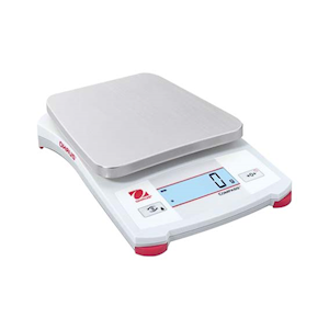 Ohaus Portable Scale, 2,200 Grams Capacity, 1 Gram Readability, 142 x 128mm Stainless Steel Pan, Each Each