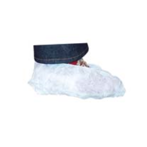 Livingstone Shoe Cover Overshoes, Nonwoven, White with Non-Skid White Friction Strips, 40gsm, 1000/Carton Carton