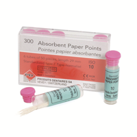 PD Absorbent Paper Points, ISO Size No. 80, Biodegradable, Sterile, Black, 50/Vial, 6 Vials/Pack Pack