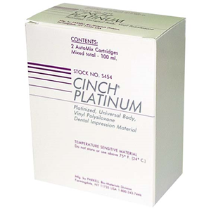 Cinch Platinum (s454) 2x50ml Cartridges Box