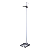 Wedderburn Portable Height Measuring Rod Stadiometer, Measuring Range: 14 - 205cm, Graduation: 1mm, 350(W) x 400(D) x 2430(H) mm, Each Each