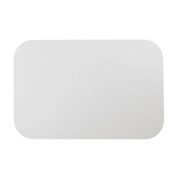 PlusPak Foil Lined Lid, 195 x 143 x 48mm, to Suit PC419 Medium Foil Tray, 500 Pieces/Carton Carton