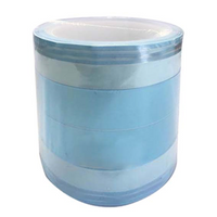 Livingstone Autoclave Biodegradable Sterilisation Paper with Film Roll, Steam Indicator Strip and Label, 75mm x 100 metres, Gusted, Each Each